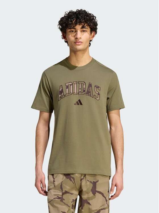adidas adidas T-Shirt 168213 Khaki Regular Fit