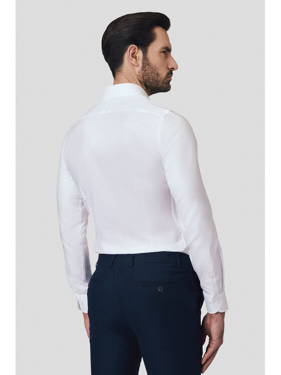Lancerto Lancerto Koszula Indis KO073224000074 Biały Slim Fit