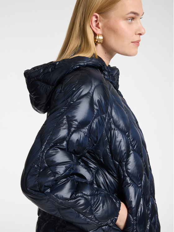 Elena Mirò Elena Mirò Giubbotto piumino F092P000229N0H4 Blu Boxy Fit
