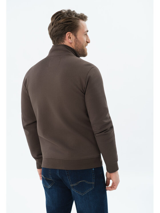 Volcano Volcano Bluza B-CORF Brązowy Regular Fit