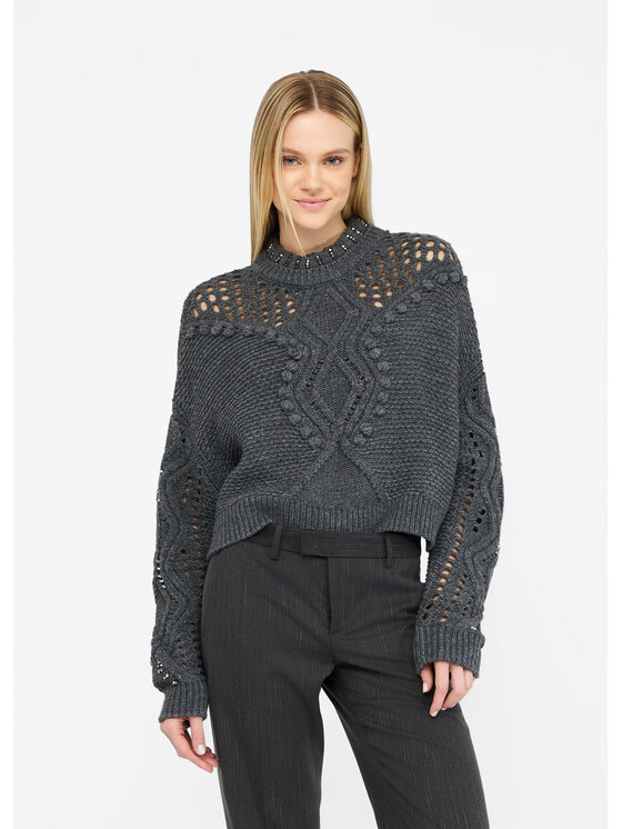 Liu Jo Liu Jo Maglione MF5442MA93O02050 Grigio Regular Fit