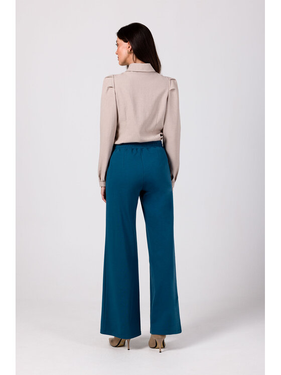 BeWear BeWear Dámske nohavice B275 Modrá Modern Fit