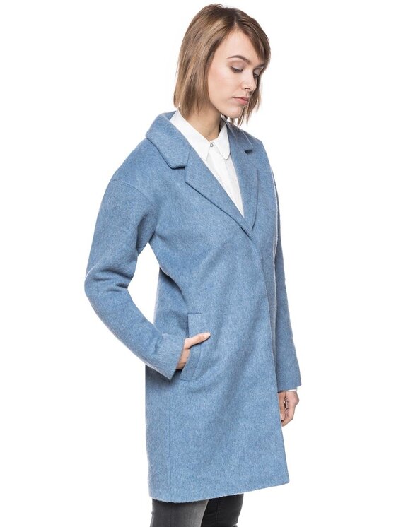 Tom Tailor Tom Tailor Cappotto COAT EGG SHAPE Blu Regular Fit