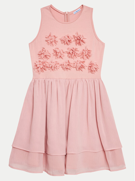 Mayoral Mayoral Kleid für den Alltag 06968 Rosa Regular Fit