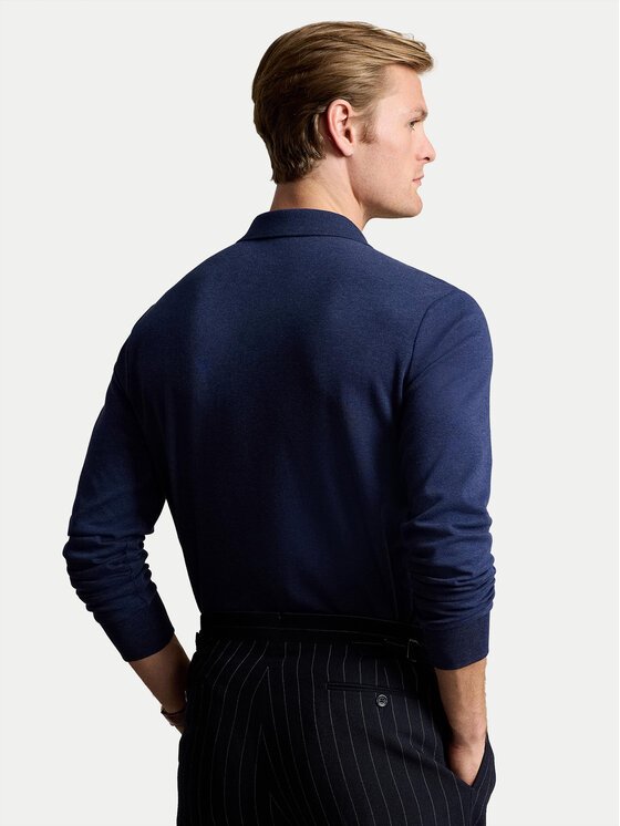 Polo Ralph Lauren Polo Ralph Lauren Pulover 710922252003 Mornarsko modra Custom Slim Fit