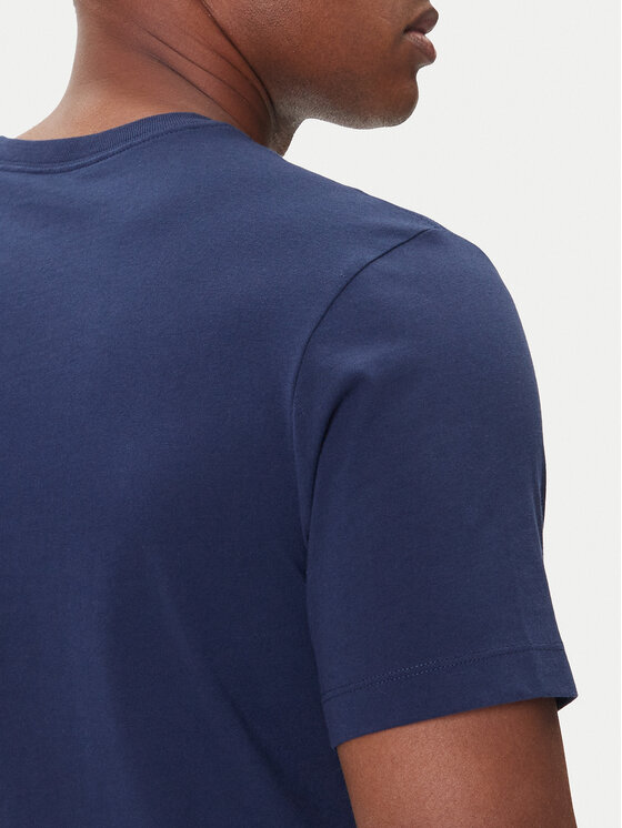 Nike Nike Тишърт CJ0921 414 Тъмносин Regular Fit