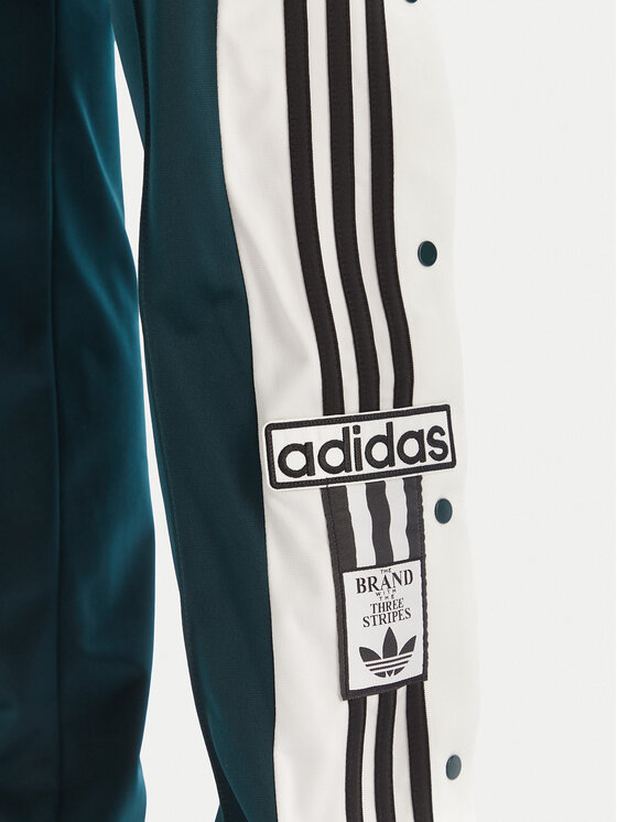 adidas adidas Sportinės kelnės Adibreak JV7515 Žalia Loose Fit