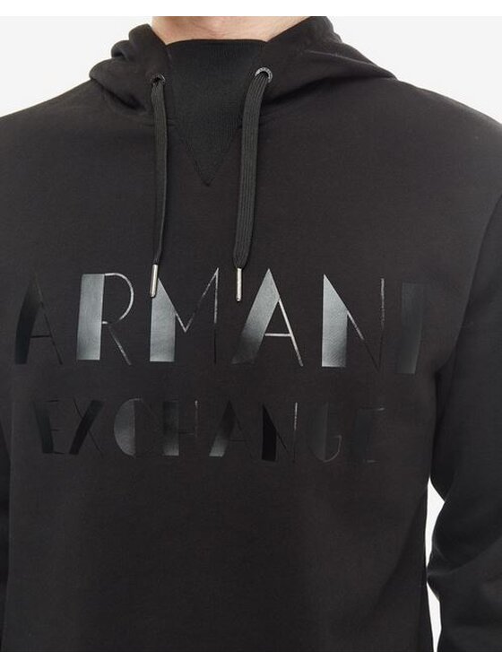 Armani Exchange Armani Exchange Mikina 6GZMBP ZJ1PZ 1200 Černá Regular Fit