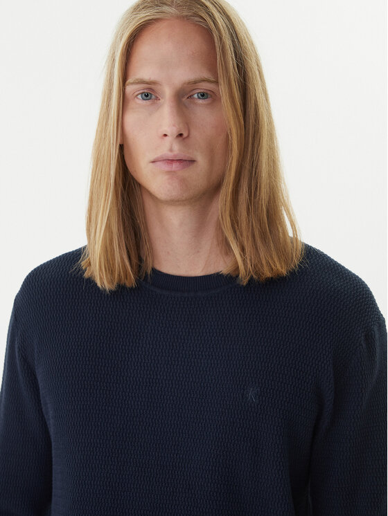 Calvin Klein Calvin Klein Džemper LV04LB327G Tamnoplava Regular Fit