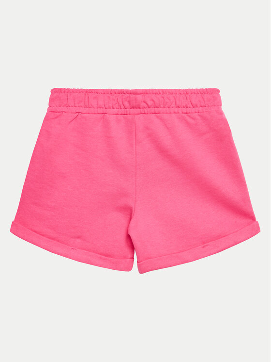 Guess Guess Bavlnené šortky J4GD13 KA6R3 Ružová Regular Fit