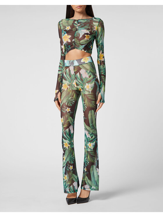 PHILIPP PLEIN PHILIPP PLEIN T-shirt 3703 Verde Regular Fit