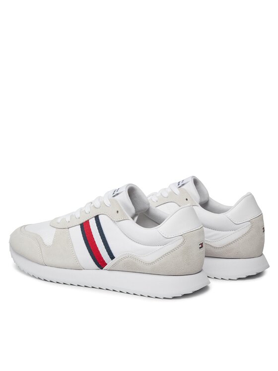 Tommy Hilfiger Tommy Hilfiger Superge Runner Evo Mix Ess FM0FM04886 Bela