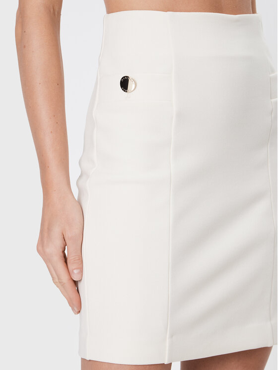 Gonna a matita 2YGD13 6869Z Beige Slim Fit