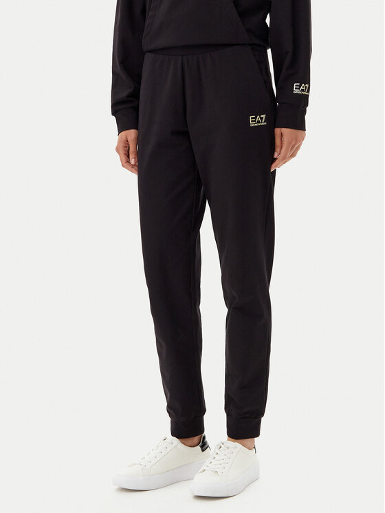 EA7 Emporio Armani EA7 Emporio Armani Tepláková souprava 7W000117 AF13135 MC004 Černá Regular Fit