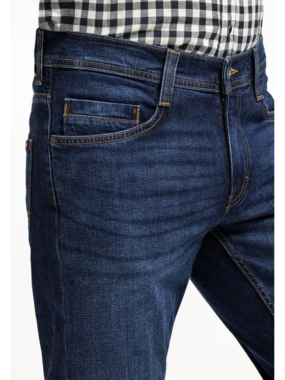 Mustang Mustang Jeansy OREGON SLIM Niebieski Loose Fit