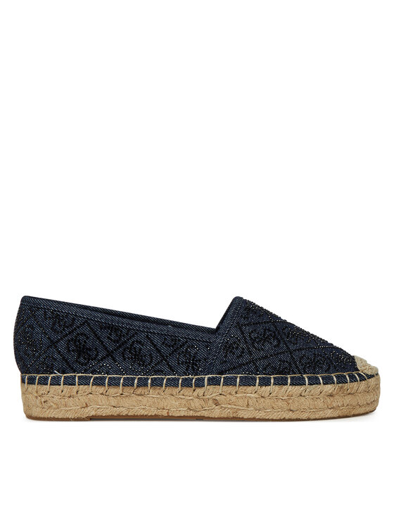 Guess Espadrilky FLJODY DEN14 Tmavomodrá
