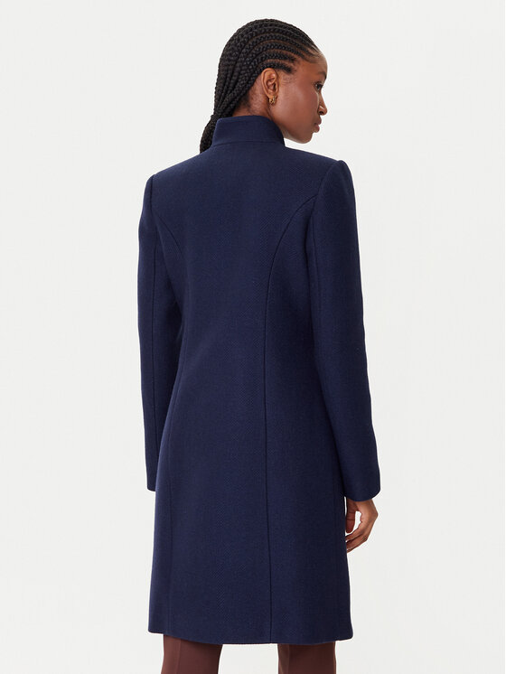 Rinascimento Rinascimento Cappotto di lana CFC0126218003 Blu scuro Regular Fit