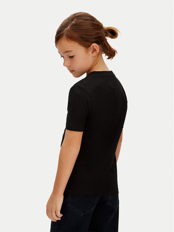 Calvin Klein Jeans Calvin Klein Jeans T-Shirt Mono Mini Badge LV1CKSJA30 Czarny Regular Fit