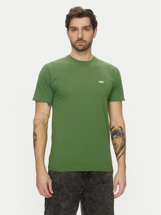 Vans Vans T-Shirt Left Chest Logo VN0A3CZE Πράσινο Classic Fit