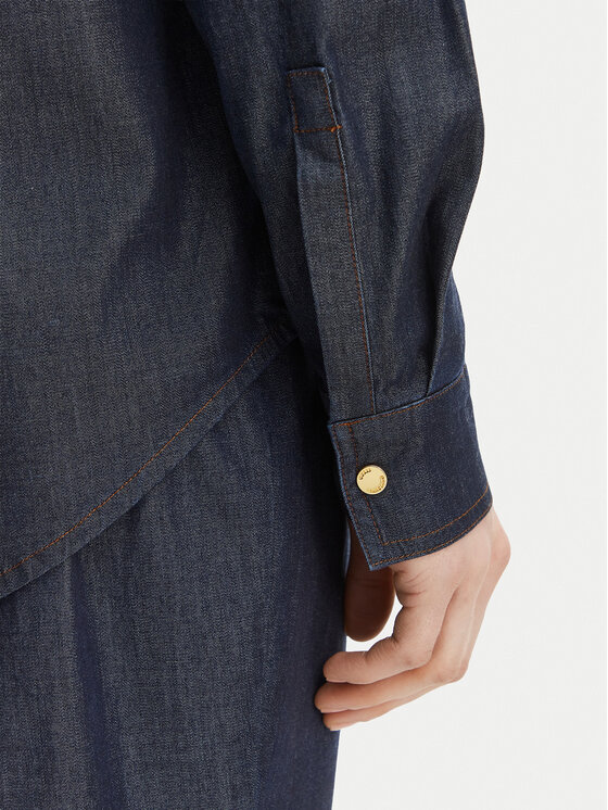 Marciano Guess Marciano Guess Jeanshemd G6GH29 D1082 Dunkelblau Regular Fit