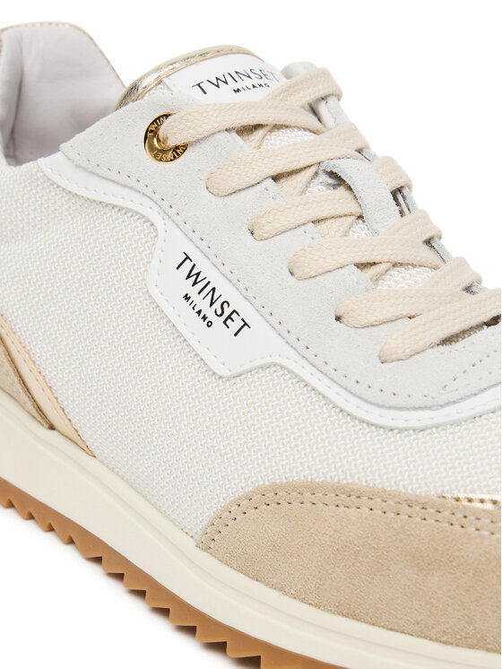 TWINSET TWINSET Sneakersy 252TCP028 Bílá
