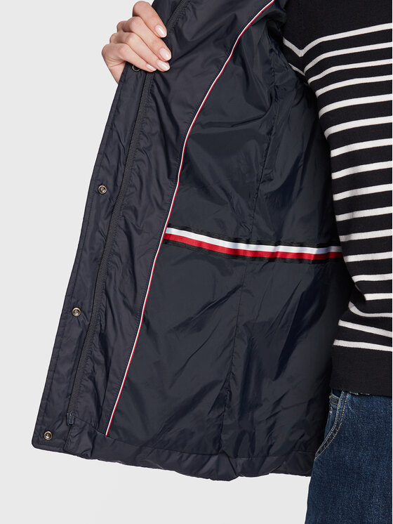 Tommy Hilfiger Tommy Hilfiger Vatovaná bunda Tyra WW0WW37486 Tmavomodrá Regular Fit