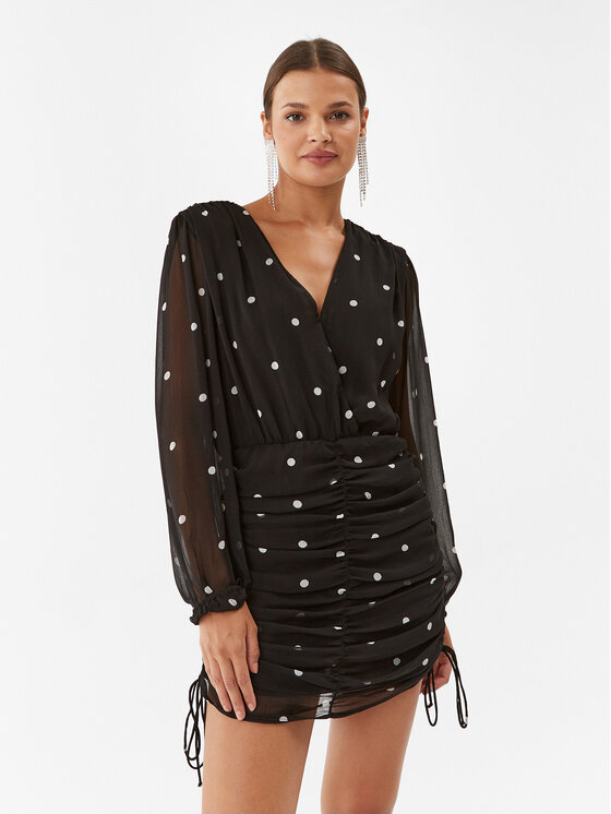 Gina Tricot Rochie cocktail 21229 Negru Regular Fit