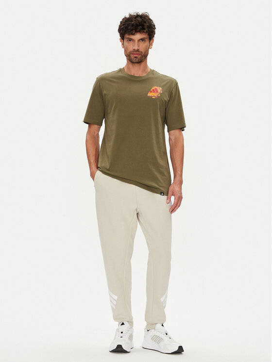 adidas adidas Majica Food Peanut Butter & Jelly Graphic JW4342 Khaki Regular Fit