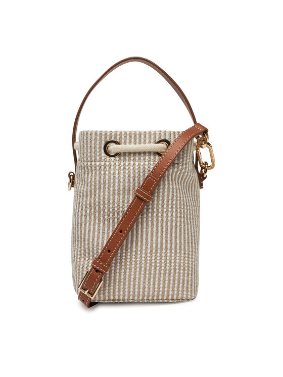 Tommy Hilfiger Tommy Hilfiger Geantă Th Premium Beach Le Bucket AW0AW17215 Bej
