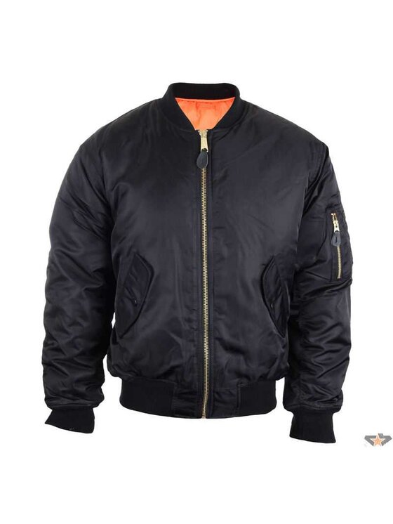 Brandit Brandit Kurtka bomber 3149.2.M Czarny Regular Fit