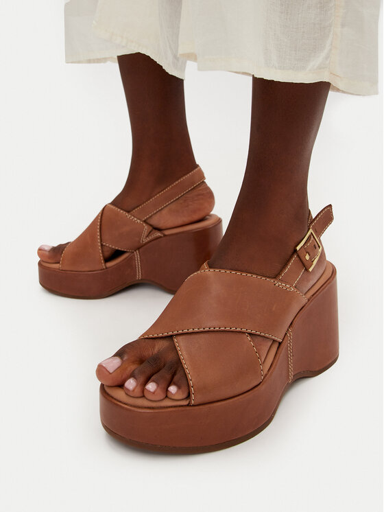 Clarks Clarks Сандали Manon Wish 26176303 Кафяв