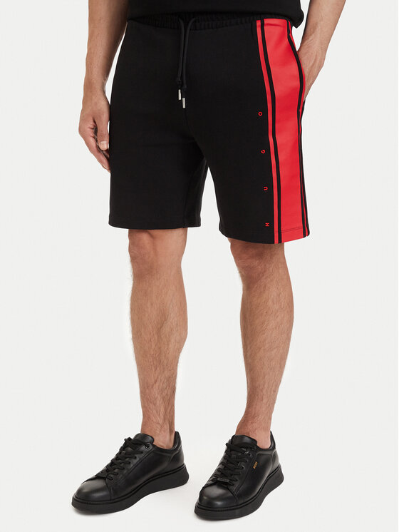 HUGO HUGO Športne kratke hlače Demsi 50563806 Črna Relaxed Fit