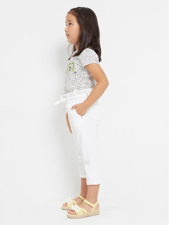 Mayoral Mayoral Pantaloni di tessuto 3502 Bianco