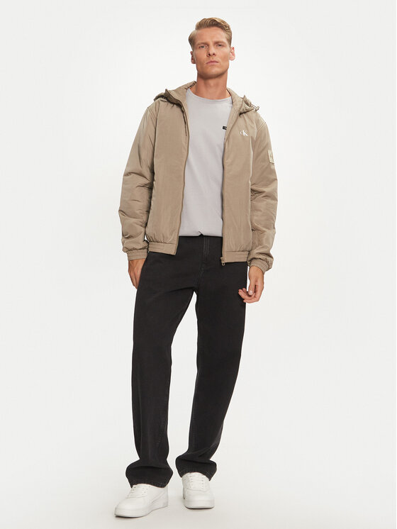 Calvin Klein Jeans Calvin Klein Jeans Giacca di transizione Harrington J30J325596 Beige Regular Fit