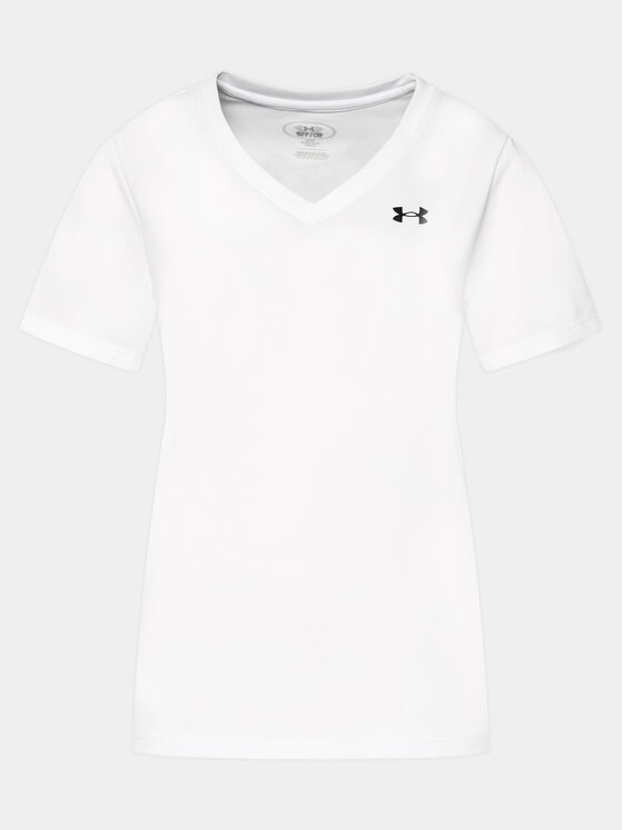 Under Armour Under Armour Koszulka techniczna Tech Ssv- Solid 1384229-100 Biały Loose Fit