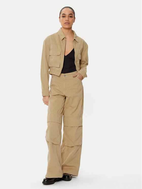 HUGO HUGO Pārejas jaka Adana 50530800 Bēšs Relaxed Fit