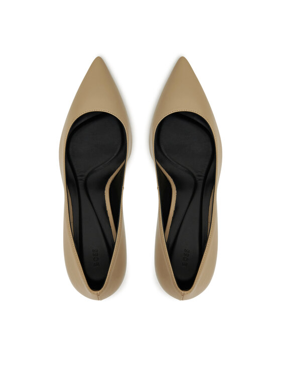 BOSS BOSS Pantofi cu toc subțire Gracey 50548540 Bej