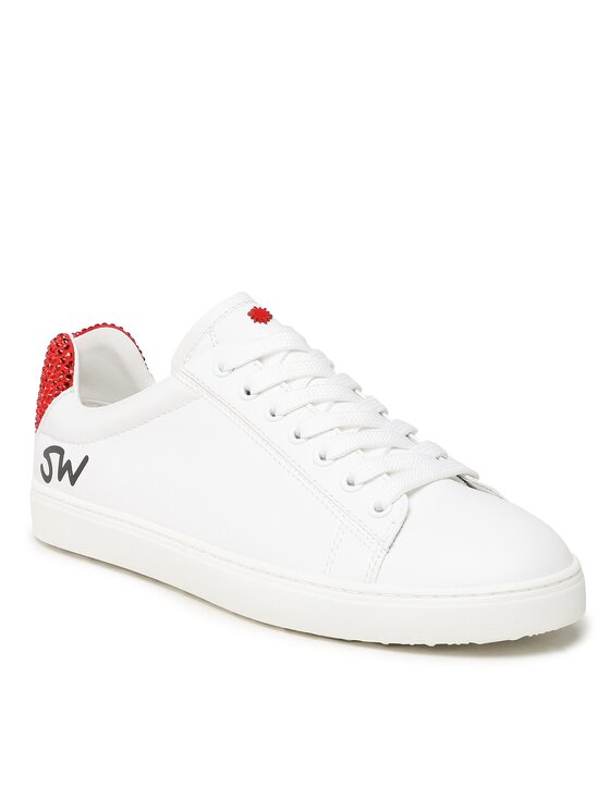 Stuart Weitzman Stuart Weitzman Sneakersy Lovestrck Crystal Snk SC891 Biały