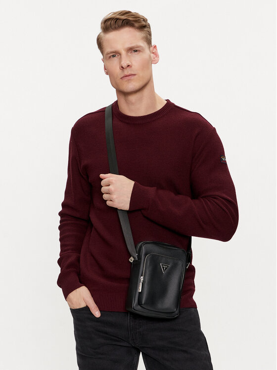 Guess Guess Мъжка чантичка HMMISA P4263 Черен