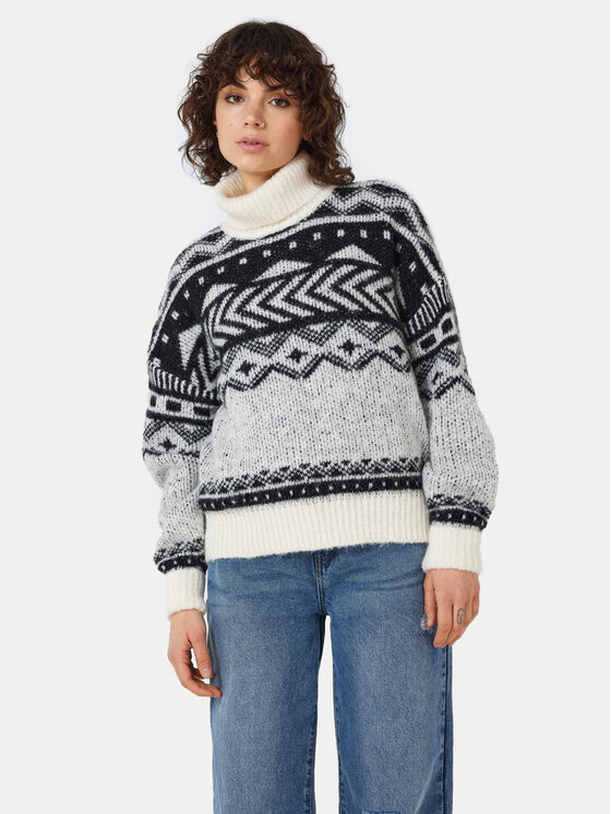 Noisy May Noisy May Rollkragenpullover Share 27022322 Beige Standard Fit