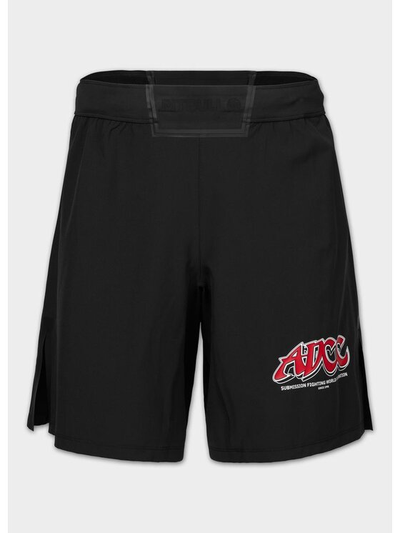 PITBULL PITBULL Szorty sportowe ADCC Czarny Regular Fit
