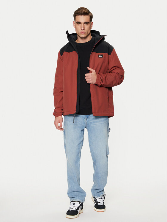 Quiksilver Quiksilver Demisezoninė striukė Overcast 3K EQYJK04063 Oranžinė Regular Fit