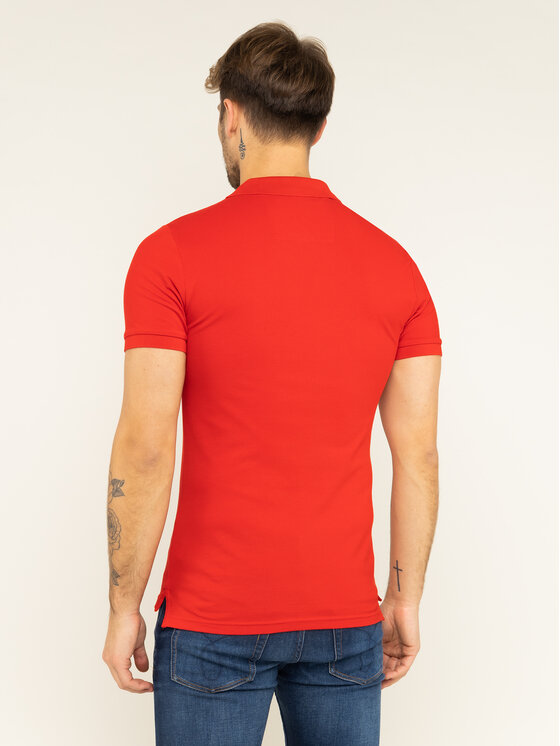 Calvin Klein Jeans Polo marškinėliai Deep Depths J30J314538 Raudona Regular  Fit • Modivo.lt