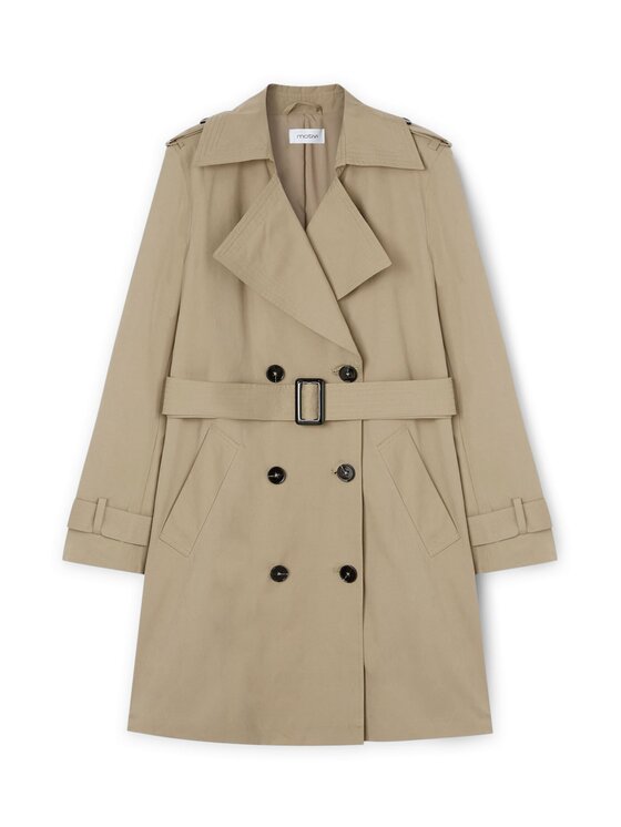 Motivi Motivi Cappotto 0058Q000567N013 Écru Regular Fit