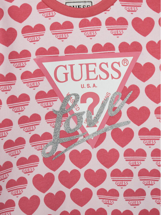Guess Guess Суитшърт K5RQ01 KA6R4 Розов Regular Fit