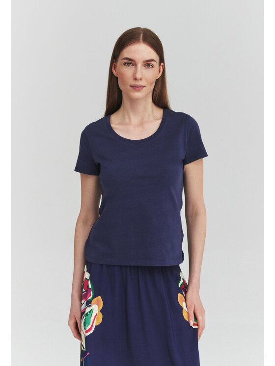 TATUUM TATUUM T-Shirt ANTINI Granatowy Classic Fit