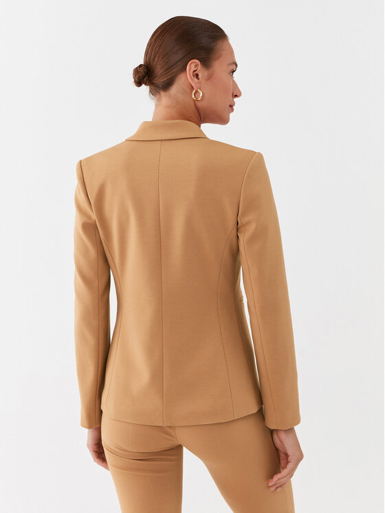 PINKO Pinko Marynarka Alexia 100256 A15O Brązowy Regular Fit