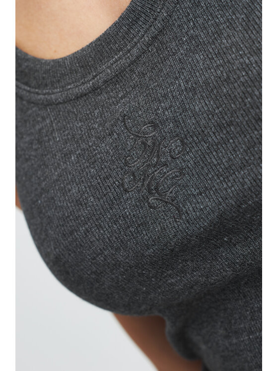 MANDRAGORA MANDRAGORA Top karo Grigio Flexible Fit