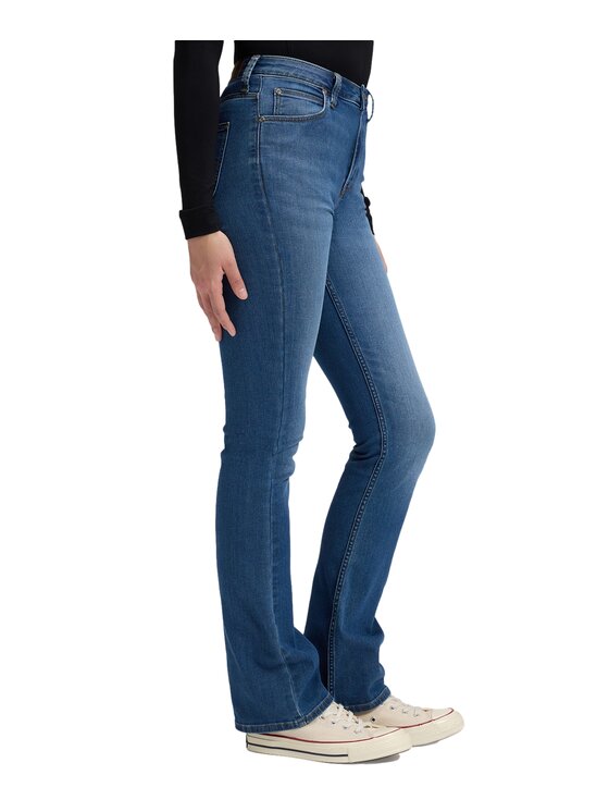 Lee Lee Jeansy 112385771 Niebieski Bootcut Fit