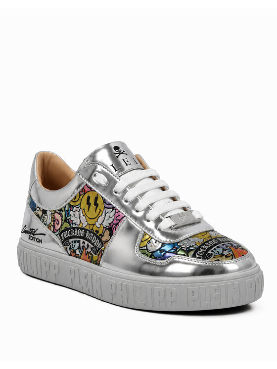 PHILIPP PLEIN PHILIPP PLEIN Sneakersy 31465 Strieborná